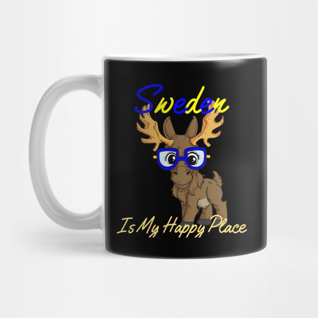 Sweden Moose Lover by Design Seventytwo